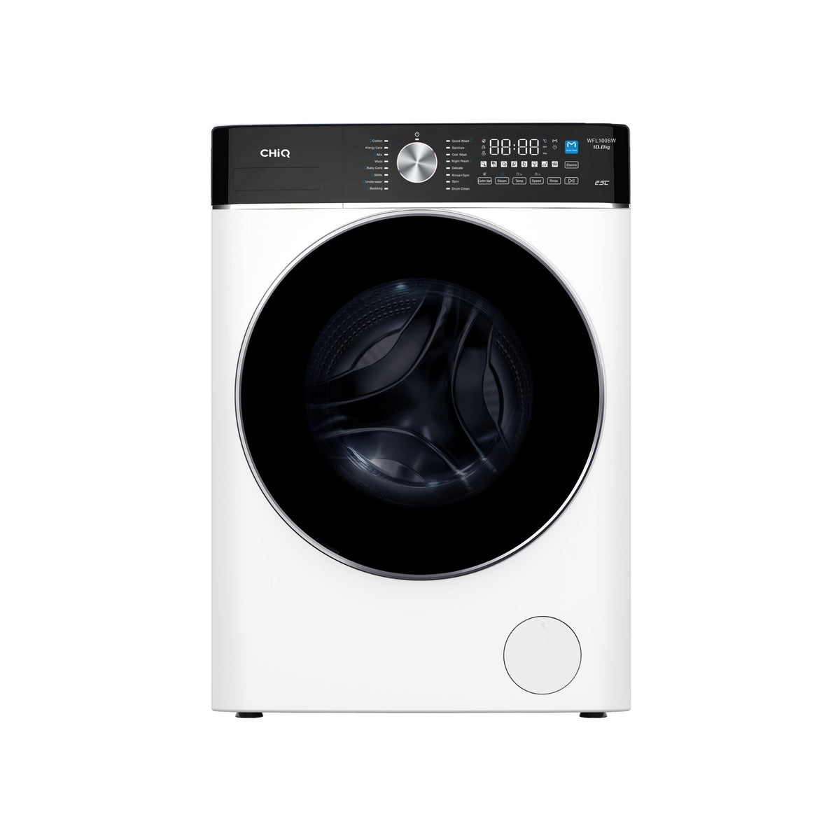 CHiQ 10kg Front Load Washing Machine WFL100SW White
