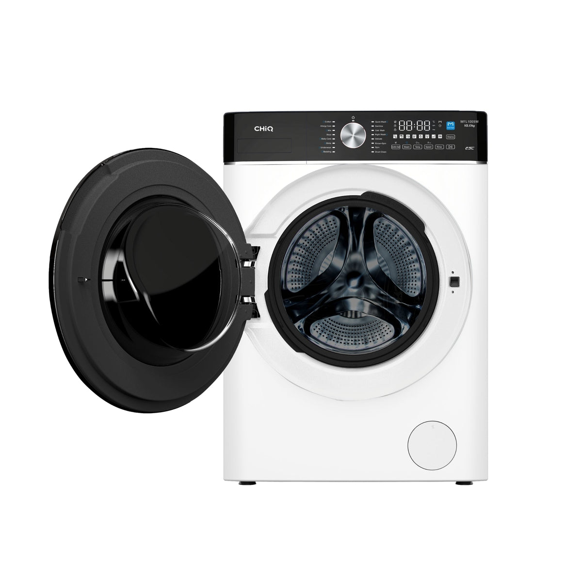 CHiQ 10kg Front Load Washing Machine WFL100SW White