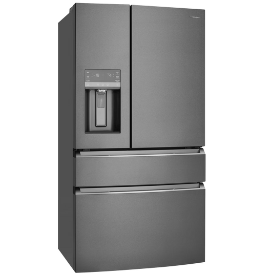 Westinghouse 609 L French-Door Fridge – Dark Stainless Steel (WHE6170BB) – Factory Second (Category C)
