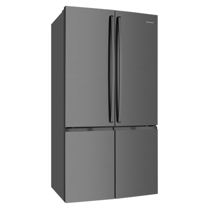 Westinghouse 541 L Quad-Door Fridge – Dark Stainless Steel (WQE6000BB) – Factory Second (Category C)
