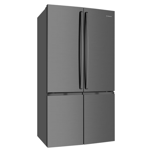 Westinghouse 541 L Quad-Door Fridge – Dark Stainless Steel (WQE6000BB) – Factory Second (Category C)