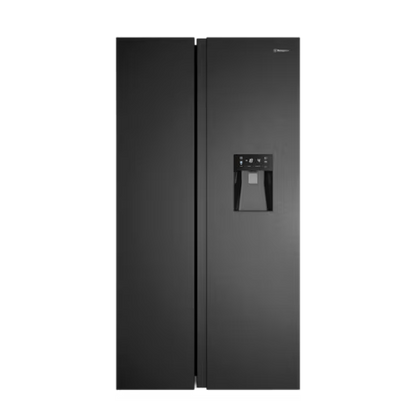 Westinghouse 619L Side by Side Fridge Matte Black WSE6240BB