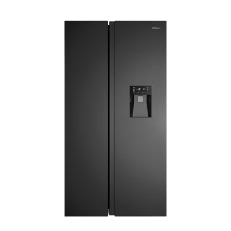 Westinghouse 619L Side by Side Fridge Matte Black WSE6240BB
