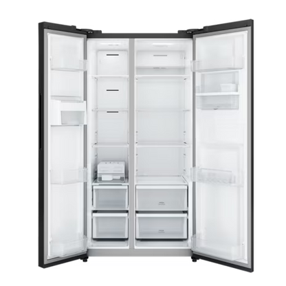 Westinghouse 619L Side by Side Fridge Matte Black WSE6240BB