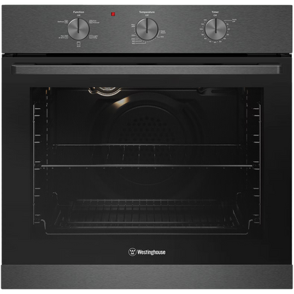 Westinghouse 80 L Built-In Electric Oven Dark Stainless Steel (WVE6314DD) – Factory Second (Category C)