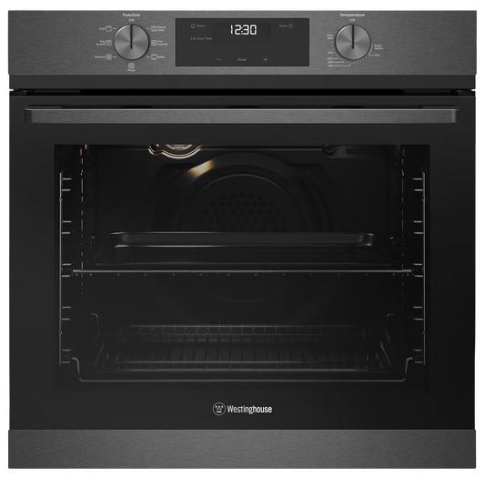 Westinghouse 80 L Multi-Function Oven – Dark Stainless Steel (WVE6515DD) – Factory Second (Category A)