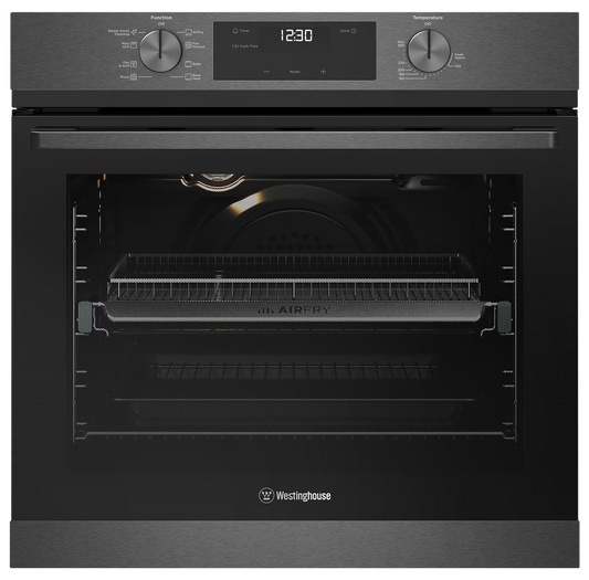 Westinghouse 80 L Multifunction Built-In Oven – Dark Stainless Steel (WVE6516DD) – Factory Second (Category A)
