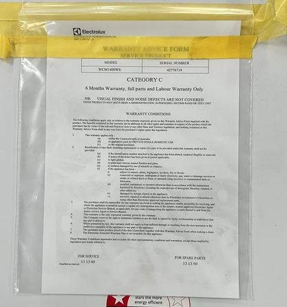 Westinghouse 145L Chest Freezer – White (WCM1400WE) – Factory Second