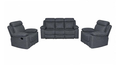 Catalina 3 Piece Recliner Lounge Suite — 3RR+R+R
