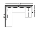 Kyra Corner Modular Lounge Suite