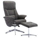 Nordic Relax Chair with Ottoman