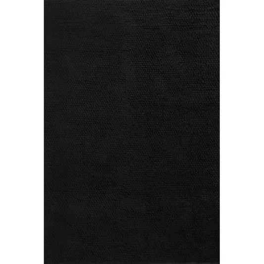 Bubble Black Cotton Rug – 160cm x 230cm