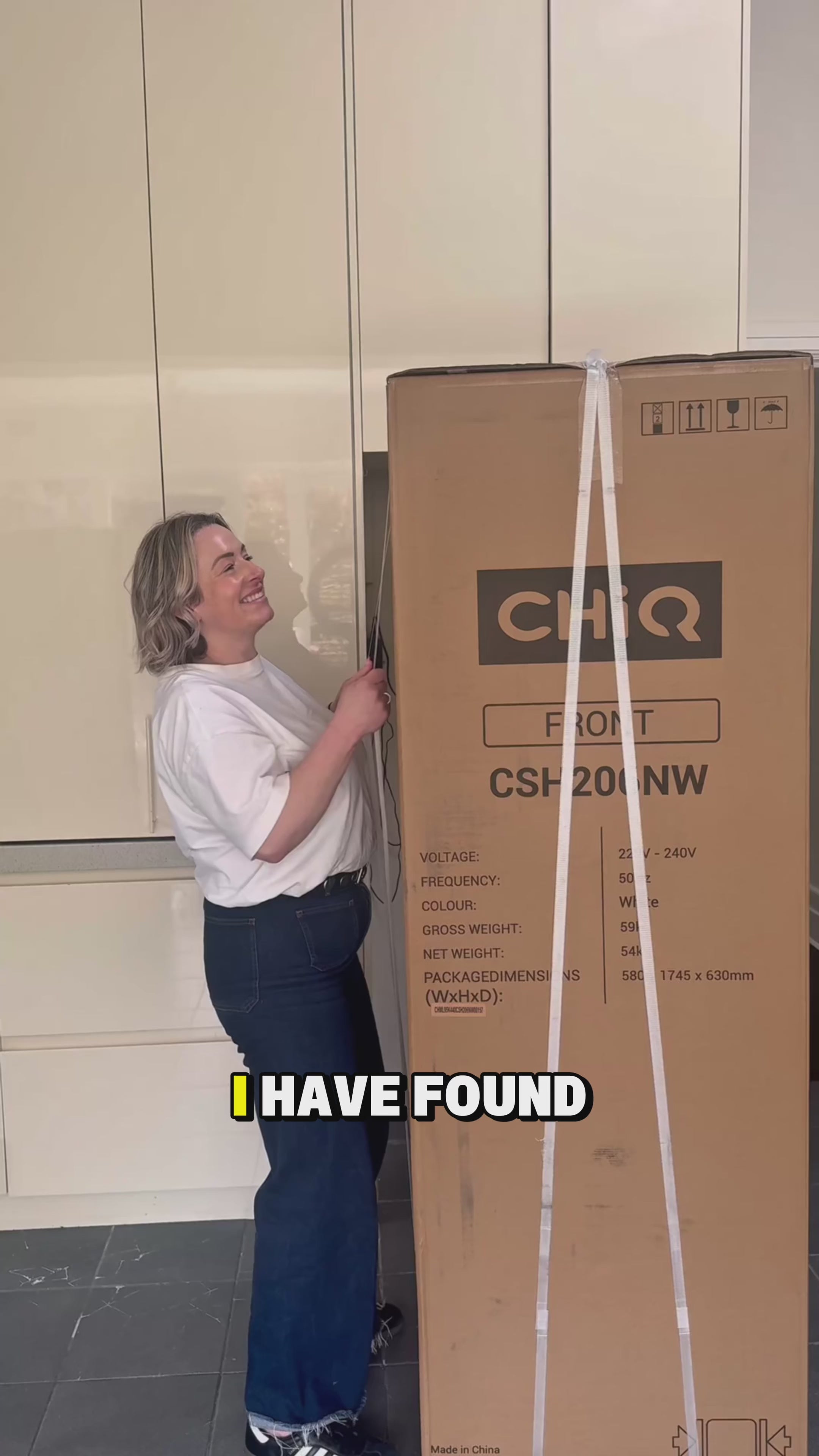 CHiQ 206L Hybrid Upright Freezer CSF206NW White – Adelaide