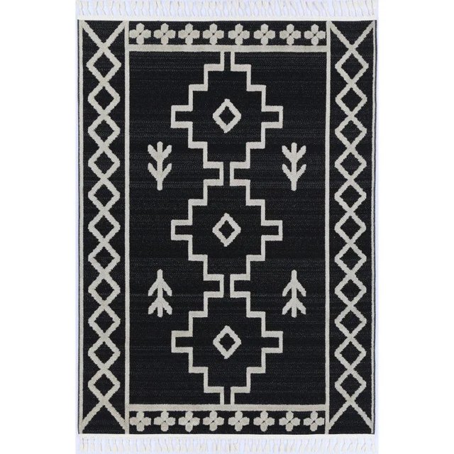 Archer Marrakech Coal Rug – 160cm x 230cm