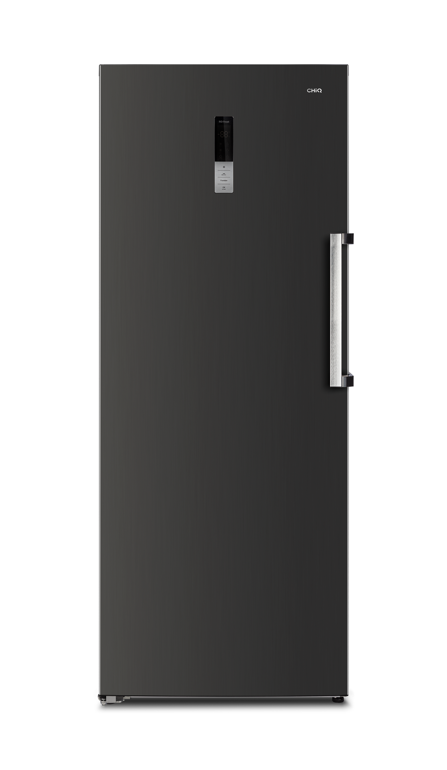 Chiq 380L Black S/S Upright Freezer