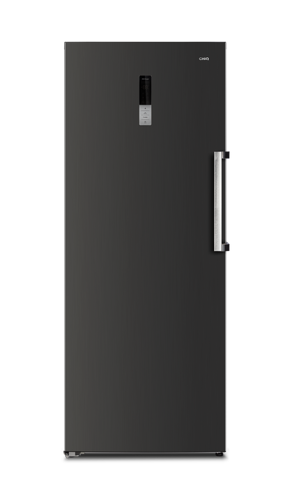Chiq 380L Black S/S Upright Freezer