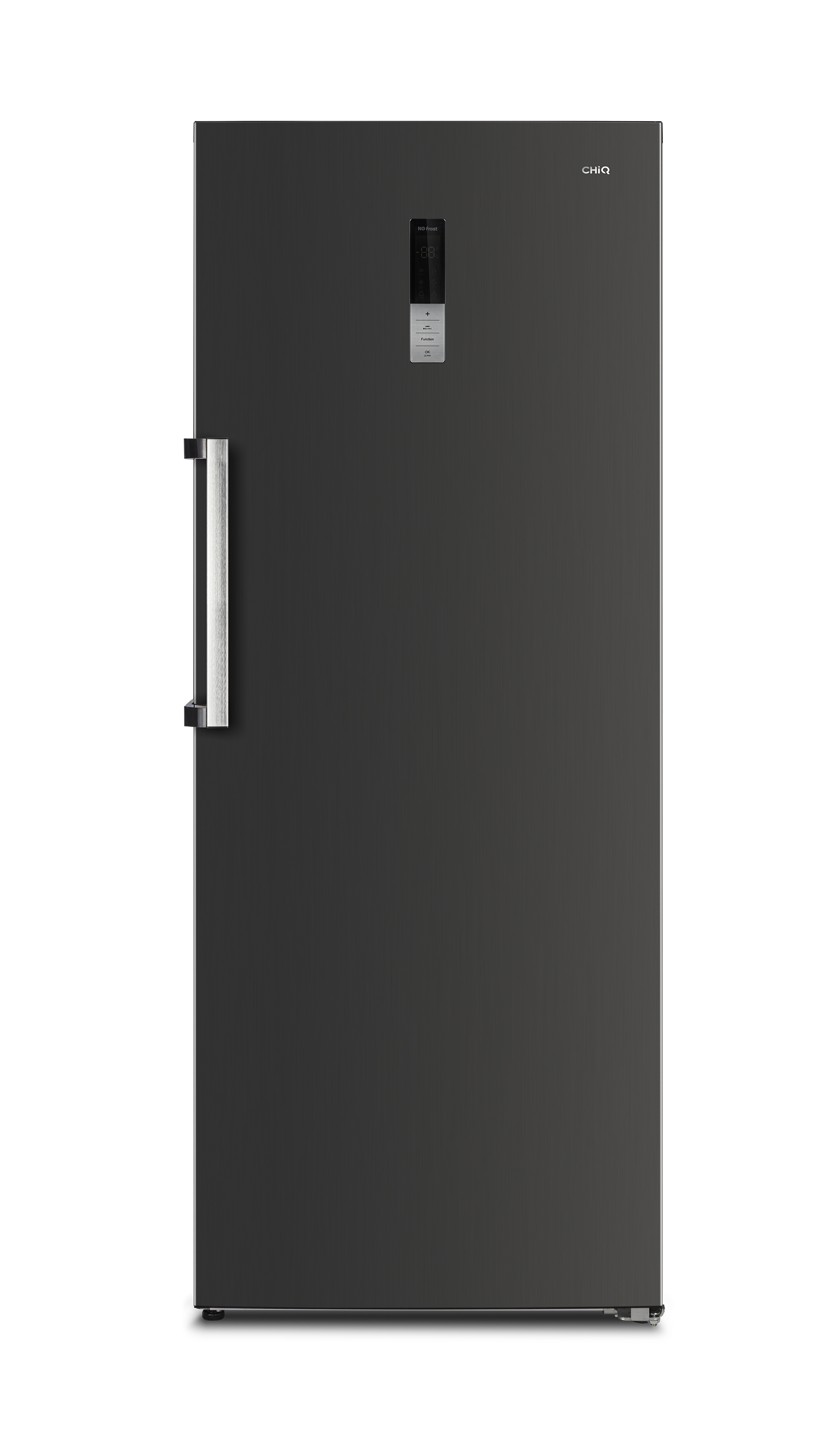Chiq 380L Black S/S Upright Freezer