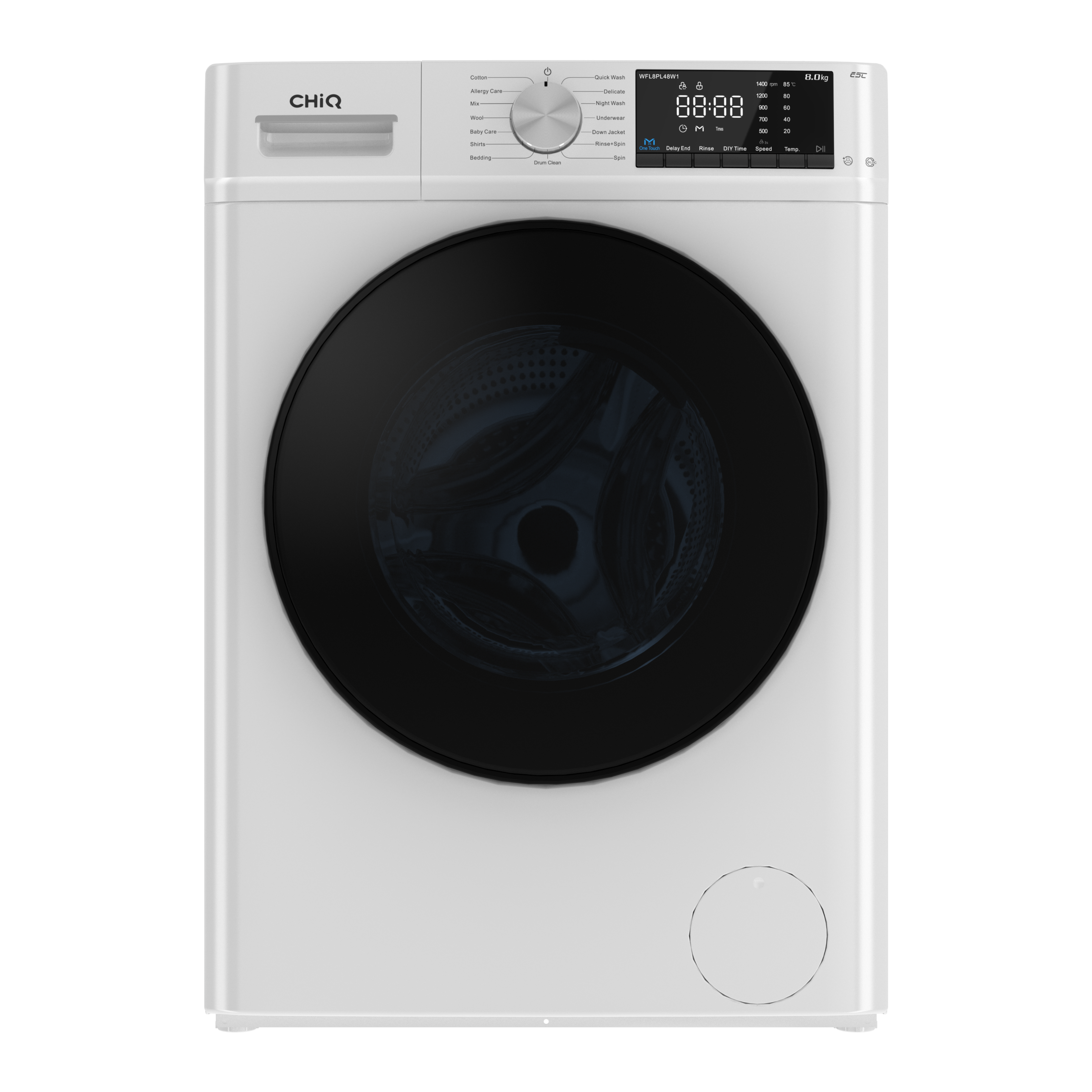 CHiQ 8kg Front Load Washer WFL8P48W1