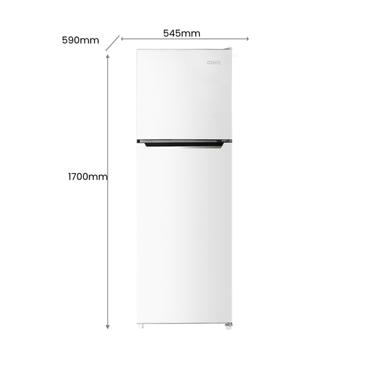 CHiQ 255L Inverter Frost Free Top Mount Fridge CTM255NW