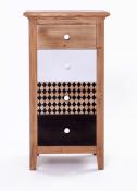 Cleo Chest Teak/Multi, Tallboy, Adelaide Furniture and Electrical, Adelaide Furniture and Electrical
