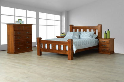 Fitzroy Rustic 4 Piece Bedroom Suite