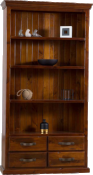 Fitzroy Bookcase with 4 Drawers, Bookcase, Fitzroy, Adelaide Furniture and Electrical