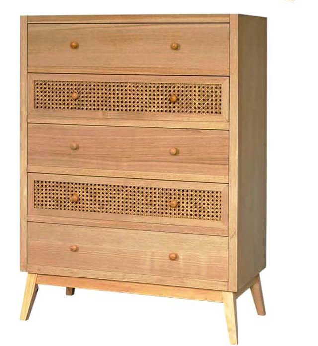 Cairns 5 Drawer Tallboy Adelaide Furniture and Electrical