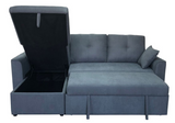 Dover 2 Seater Sofabed with Storage Chaise