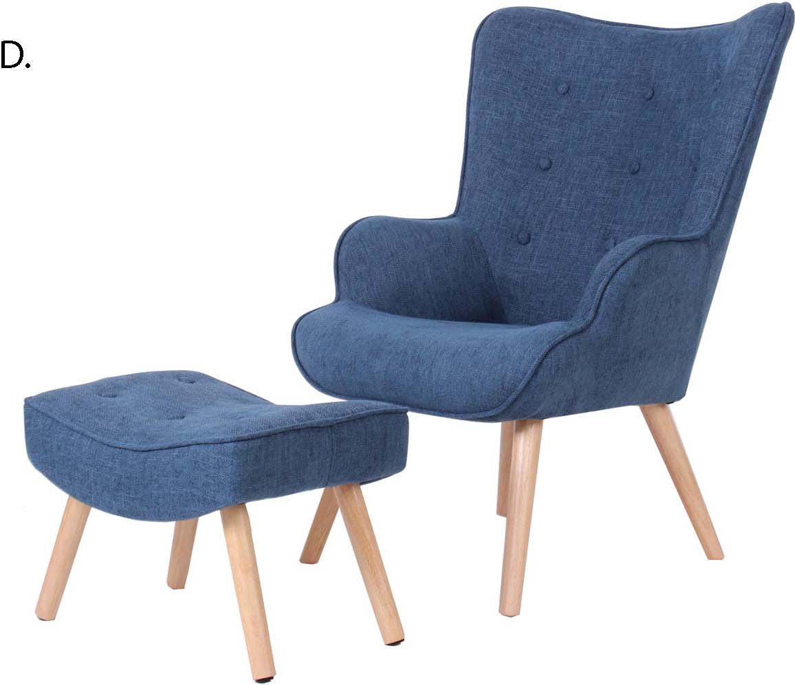 Jacob Occasional Chair and Ottoman