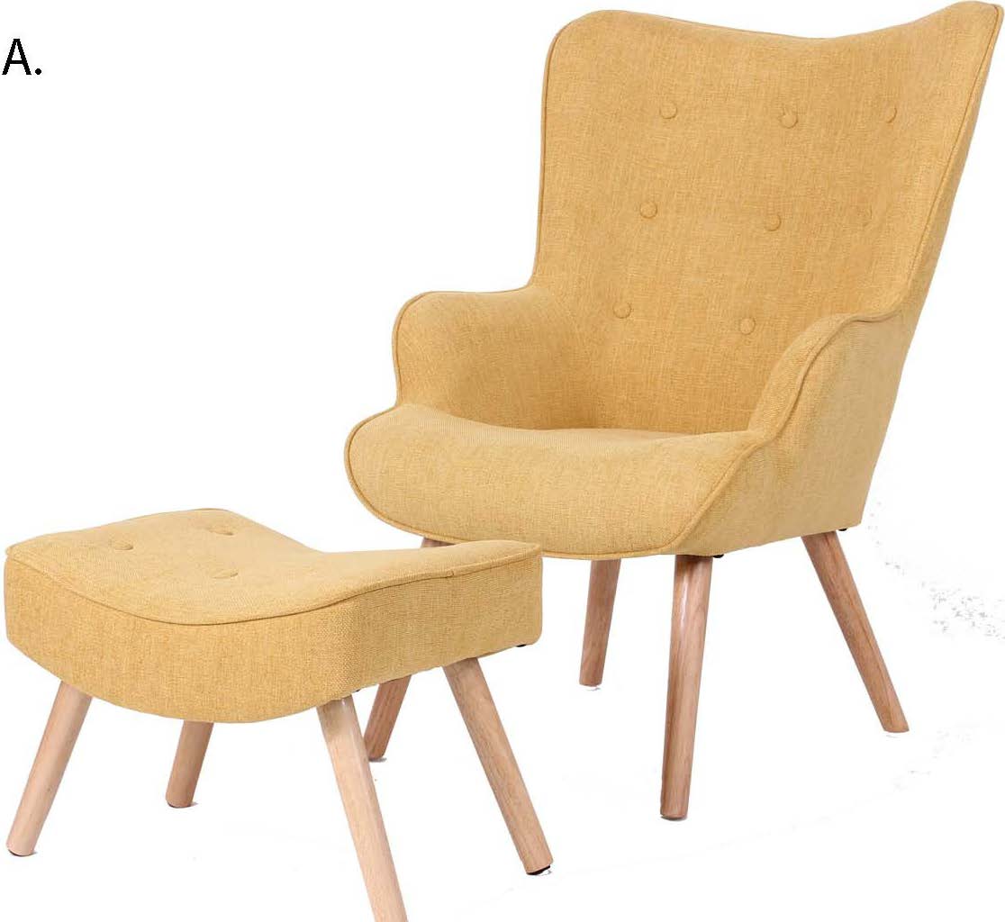Jacob Occasional Chair and Ottoman