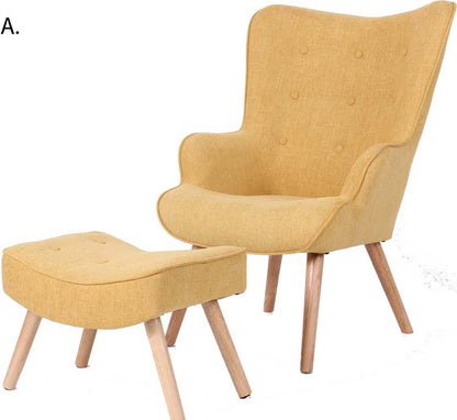 Jacob Occasional Chair and Ottoman